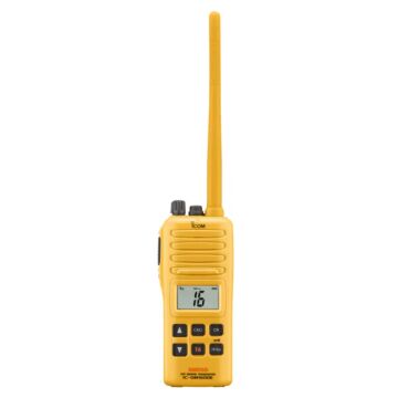 IC-GM1600E Marine GMDSS handheld MED approved needs BP-234 to comply to Wheelmark (with BP-252, BC-173, BC-147SE, MB-103Y)