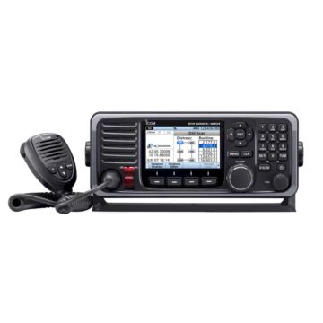 IC-M804_24V Marine HF tranceiver 150W, integrated GPS, 24V DC input, Class E DSC (with HM-214H, MB, GNSS antenna)