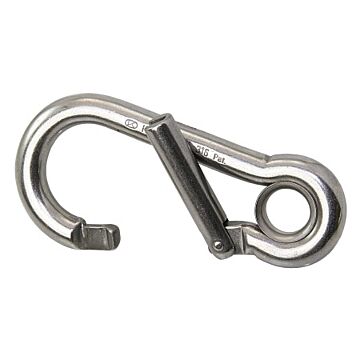 KONG carabiner side-opening with thimble A4 10x100mm