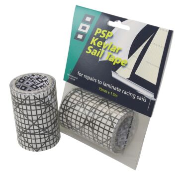 Black Kevlar/Mylar Laminate Repair Tape 75mmx1.5m