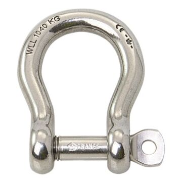 WICHARD Round shackle curved A4L Pin 4mm