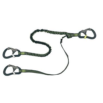 WICHARD Lifeline ProLine with 3 aluminium carabiners, stretch belt 2m + belt 1m