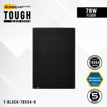 Tough 78W Black (corner holes)