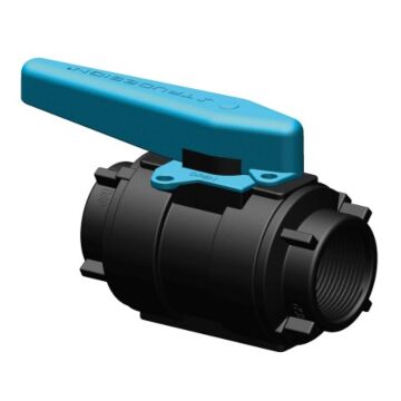 TRUDESIGN ball valve with lever nylon/GFK 1-1/2"