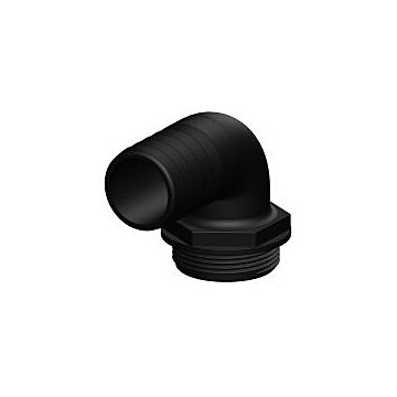 TRUDESIGN hose nozzle Aquavalve 90° 1-1/2" for hose 38mm black SB-Pack