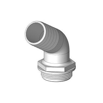 TRUDESIGN hose nozzle Aquavalve 120° 1-1/2" for hose 38mm white SB-Pack