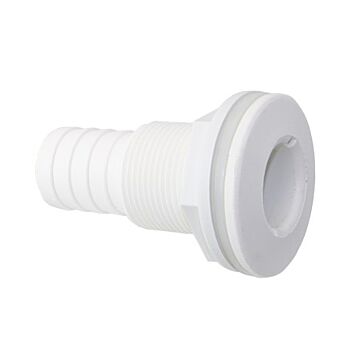 TD flush fitting white with 19mm 3/4" connection