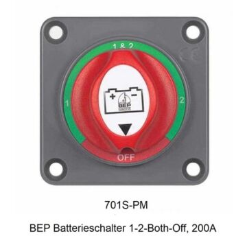 Batterijschakelaar BEP 1-2-Both-Off, 200A