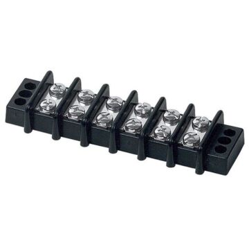 BEP Bornier 2x 6 vis de serrage 6,3mm 30A