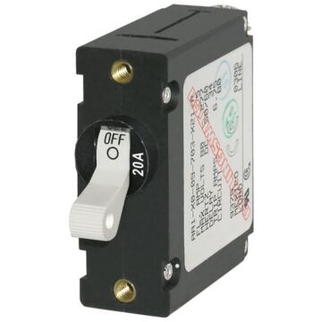 Blue Sea Black toggle circuit breaker - 20A