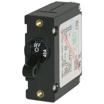 Blue Sea Black toggle circuit breaker - 40A
