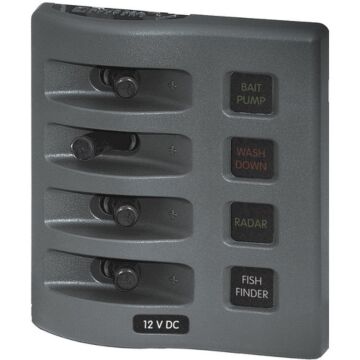 Blue Sea WeatherDeck® 12 V DC , 4 Positionen