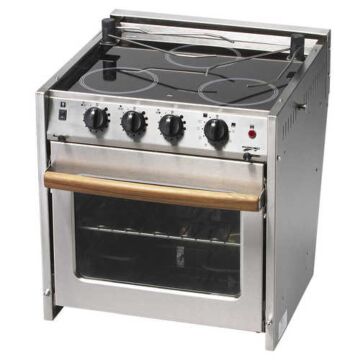 Eno Force10 3-flam. Cuisinière vitrocéramique Standard Euro