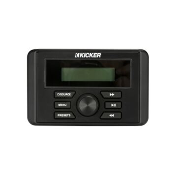 KICKER Marine Audio Media-Center im Gauge-Stil