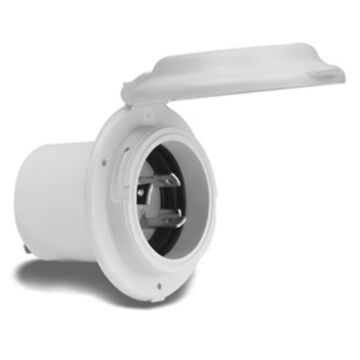 Marinco INLET, 16A CONTOURED EXP. W/ SS TR