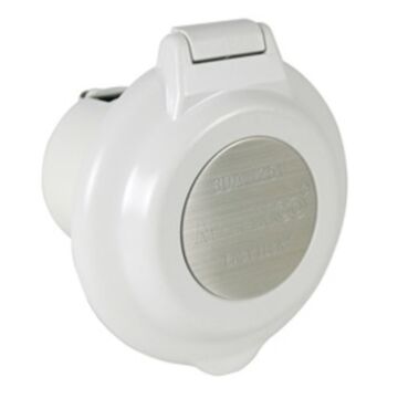 Marinco INLET, 30A CONTOURED W/ SS TRIM