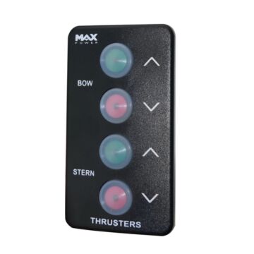MAXPOWER Dubbel aanraakscherm zwart