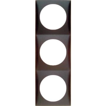 Philippi ADR 3 schwarz Abdeckrahmen 3-fach