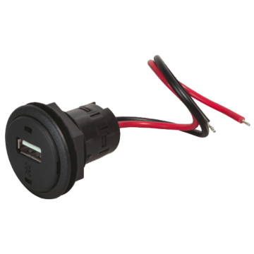 Philippi USB 3 USB - Einbausteckdose DC 12/24V