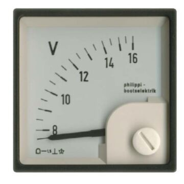 Philippi voltmeter 15V SQS48/8-16V