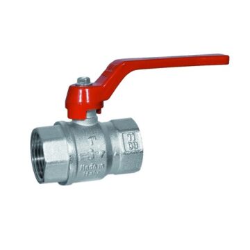 PLASTIMO '1'' VENTIL MESSING VERNICKELT'