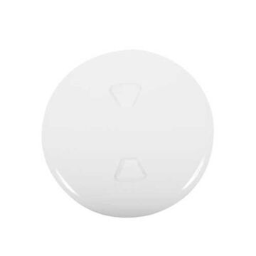 PLASTIMO 'DECK PLATE 4'' SCREW-OUT WH/CLEAR'