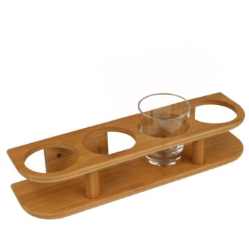 Plastimo Bambus 4-er Gläserhalter  Ø 77 MM