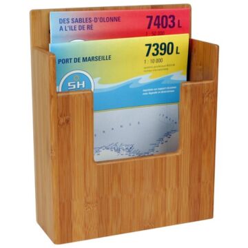 PLASTIMO Bambus Karten-/Zeitschriften Halter