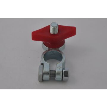 PLASTIMO BATT. CLAMP 8MM POSITIVE (RED)
