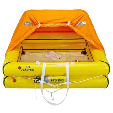 PLASTIMO Cruiser Std. Rettungsinsel, 4 Pers., Tas.