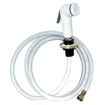 PLASTIMO shower fitting with hose White