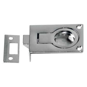 PLASTIMO FLUSH RING PULL &amp; LATCH CHR.BR 58X40