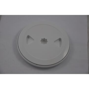 PLASTIMO BOUCHON D'INSPECTION ROND D118MM BLANC