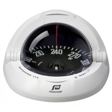 Boussole PLASTIMO OFF115 Blanc encastré,Blanc concave R