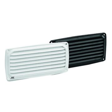 PLASTIMO VENTILATIEROOSTER ZWART 10X20CM