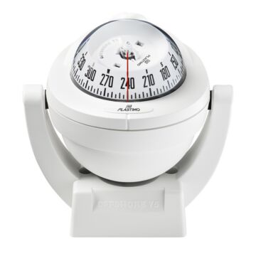 PLASTIMO Offshore 75 Compas, blanc, étrier de maintien