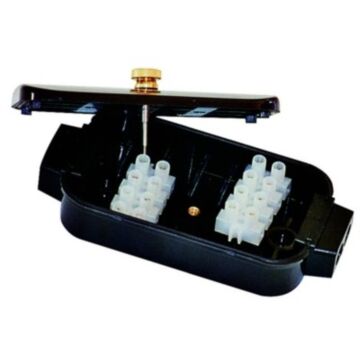 PLASTIMO SCREW-CLOSURE JUNC BOX 8 CABLE SCRWD