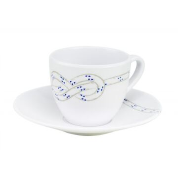 PLASTIMO South Pacific coffee cup with saucer