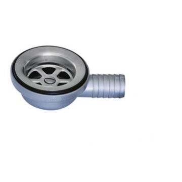 PLASTIMO Spülenabfluss 90° 25 mm Schlauchanschluss