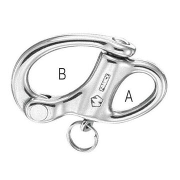 PLASTIMO ST.S SNAP SHACKLE FIX EYE 70MM