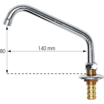 PLASTIMO SWIVELLING SPOUT CHR.BR D10 MM