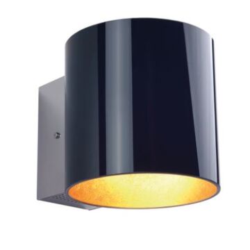 Prebit  LUCY, Glasschirm schwarz/gold 12V/24V