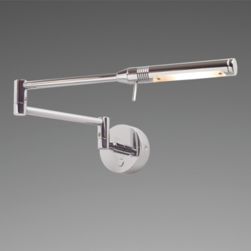 Prebit KIRA mit USB chrom-glanz, rot/warmweiß