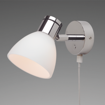 Prebit LED-Anbauleuchte R1-2 mit USB, D2W,CG,WH