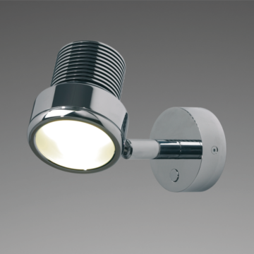 Prebit LED-Anbauleuchte R2, chrom-glanz, 44°