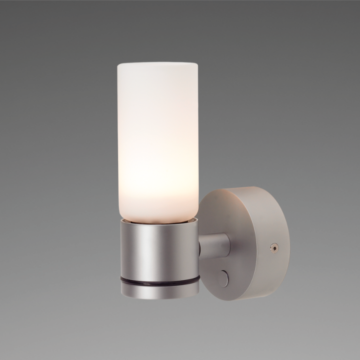 Prebit LED surface-mounted light W1-1, D2W, matt chrome, warm