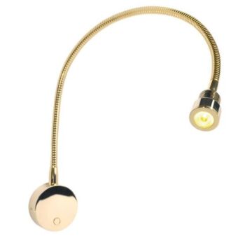 Prebit LED-Flexleuchte 01-1 mit USB, gold-glanz