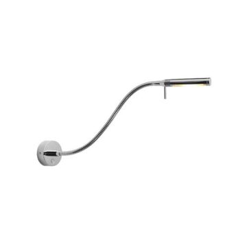 Prebit LED-Flexleuchte 07, 300mm, chrom-matt, rot/