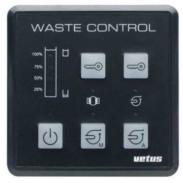 Vetus waste water control panel