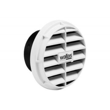Wallas grille de sortie blanche sans valve